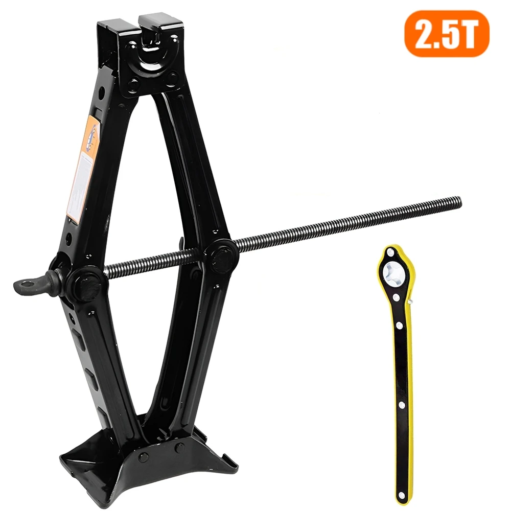 Auto Jack 1.5 T/2.5 T Auto Schaar Jack Auto Reparatie Tool Draagbare Handmatige Lift Jack met arbeidsbesparende Hand-aangezwengeld voor Auto SUV