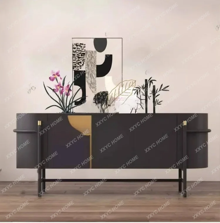 XX minimalist TV cabinet model room clubhouse hotel home storage porch side cabinet customization