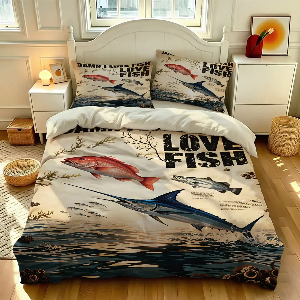 The 3PCS deep-sea fish-themed 