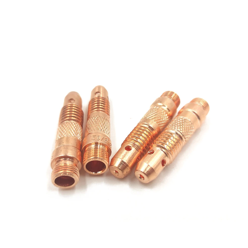 Argon Welding Torch Consumable Collet Body 1.0mm 1.6mm 2.0mm 2.4mm 3.2mm 4.0mm WP17 WP18 WP26 TIG Tungstens Electrodes Collet