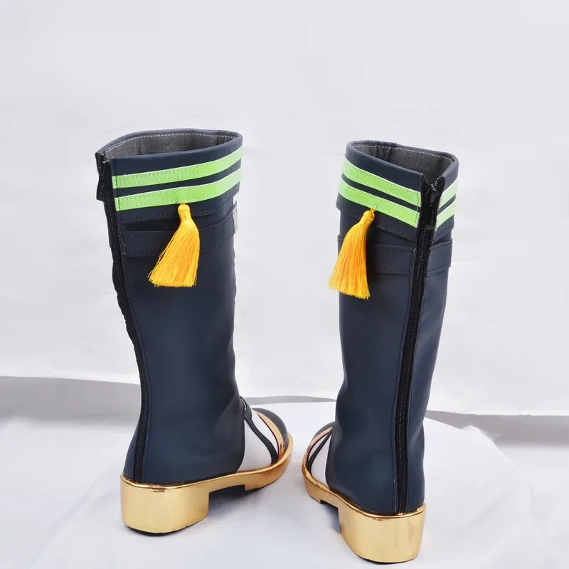 

aaa12 3Tighnari Game Genshinimpact Tighnari Halloween Party White Boots Custom Made Cosplay Shoes for Men Wo
