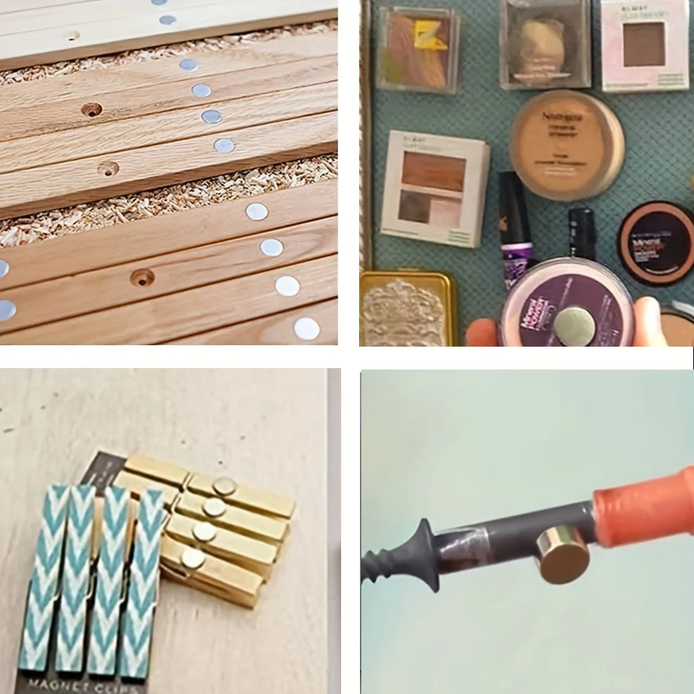 10x1/10x2/10x3mm Magnet, geeignet für Komponentenverbindungen, Halsketten- oder Taschenschnallen, Badezimmerzubehör, Whiteboard-Befestigung – Detail 5
