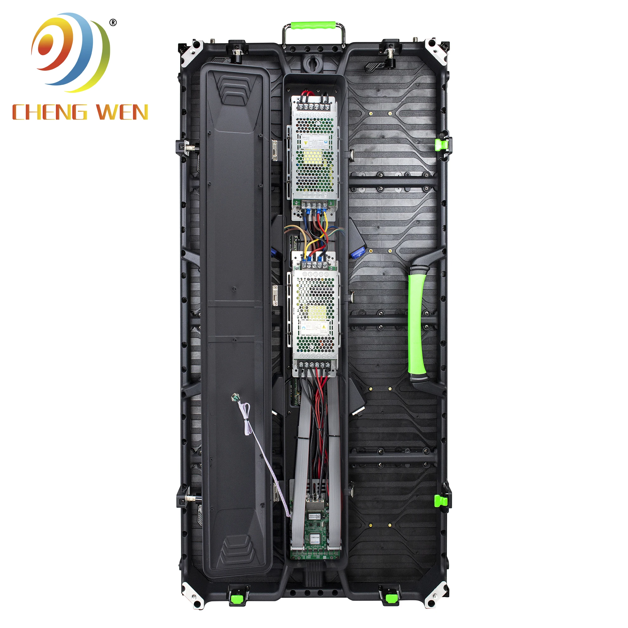 Kit Layar LED Luar Ruangan 5M X 3M 3.91 4.8 Rangka Sistem Pendukung Tanah Dinding Video LED 3Mm Pitch Piksel Tampilan LED Modular Hitam