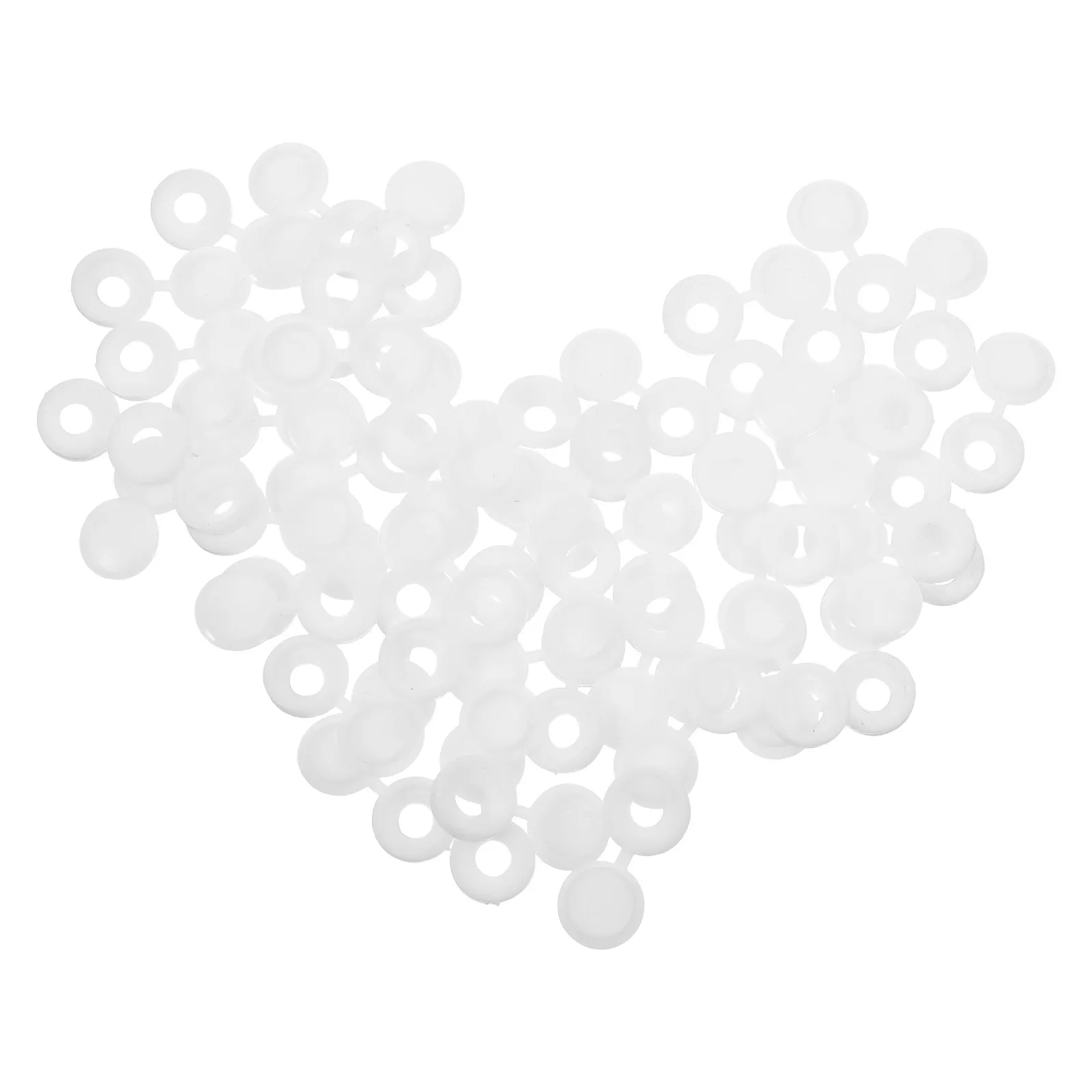 200Pcs Screw Caps Covers Plastic Furniture Hole Plugs 5.3mm Cabinet Cupboard Wardrobe Decorative Screw Hole Covers Plastic Caps - view 3