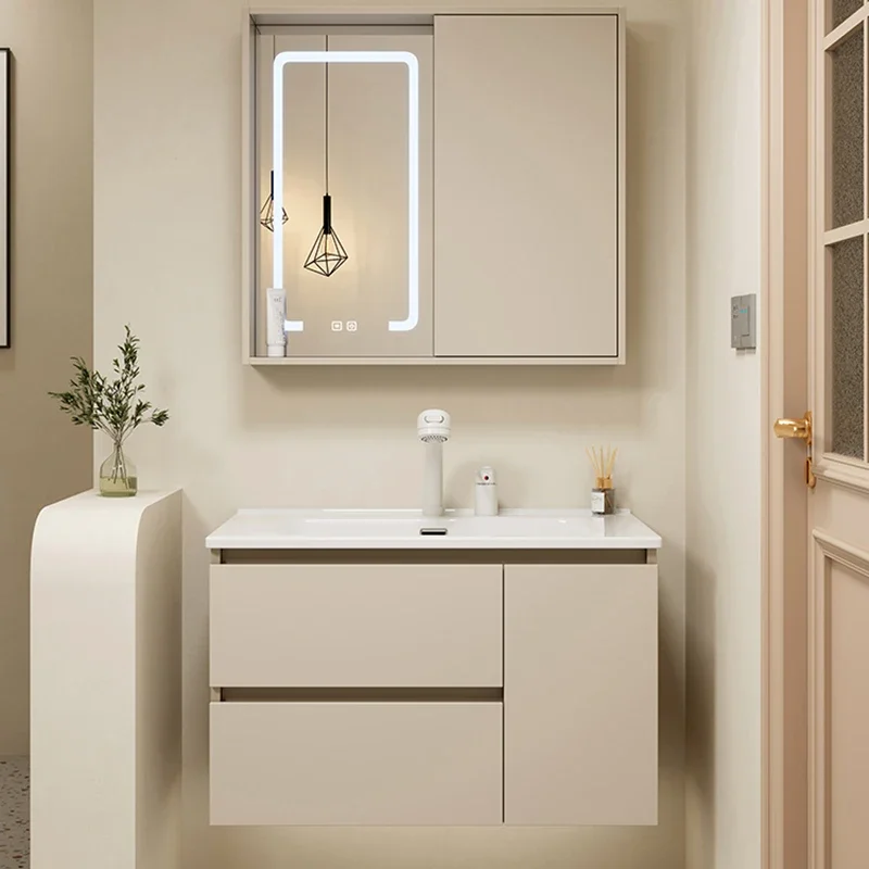 

Corner Mirror Modern Bathroom Cabinet Organizer Tall Luxury Vanity Bathroom Cabinet Toilet Salle De Bain Armoire Furniture