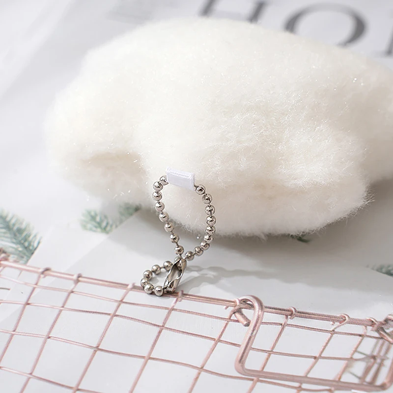 

Cartoon Cute White Cloud Plush Keychain Pendant Kawaii Key Charms Soft Doll Toys Gift Girl Backpack Accessories Decoration