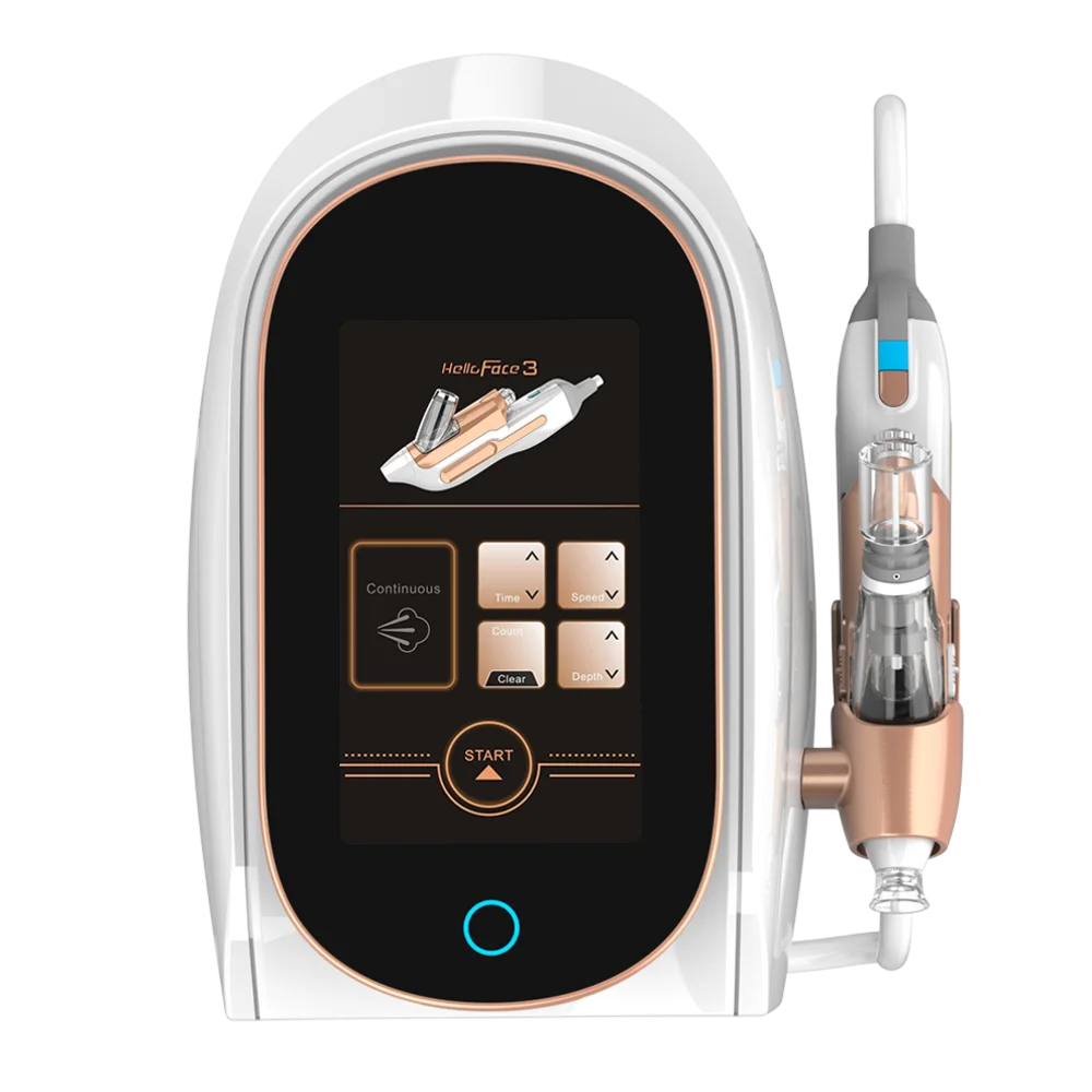 Perangkat Mesoterapi Wajah Terbaru Tanpa Jarum Peremajaan Kulit Mesin Kecantikan Pemutih & Pengangkat Mesin Pengupas Jet Oksigen