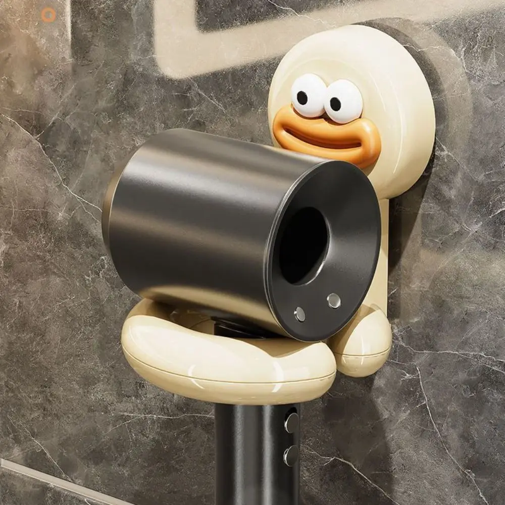 

Plastic Hair Dryer Holder Punch-Free Stylish Hair Dryer Racks Waterproof Wall-Mounted Blow Dryer Holder
