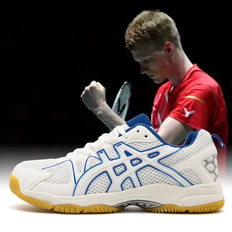 Miłośnicy unisex buty do badmintona trampki profesjonalne buty do siatkówki sportowe oddychające buty damskie męskie trampki Badminton