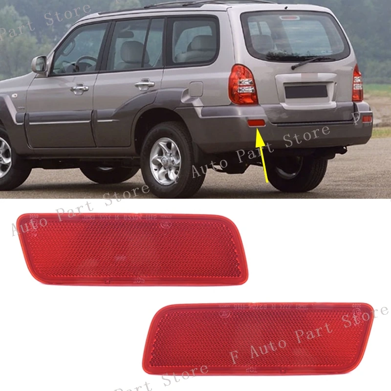 

Car Rear Bumper Reflector Lamp Tail Brake Light Cover No Bulb For Hyundai Terracan 2.4 2.9 2001 2002 2003 2004 2005 2006