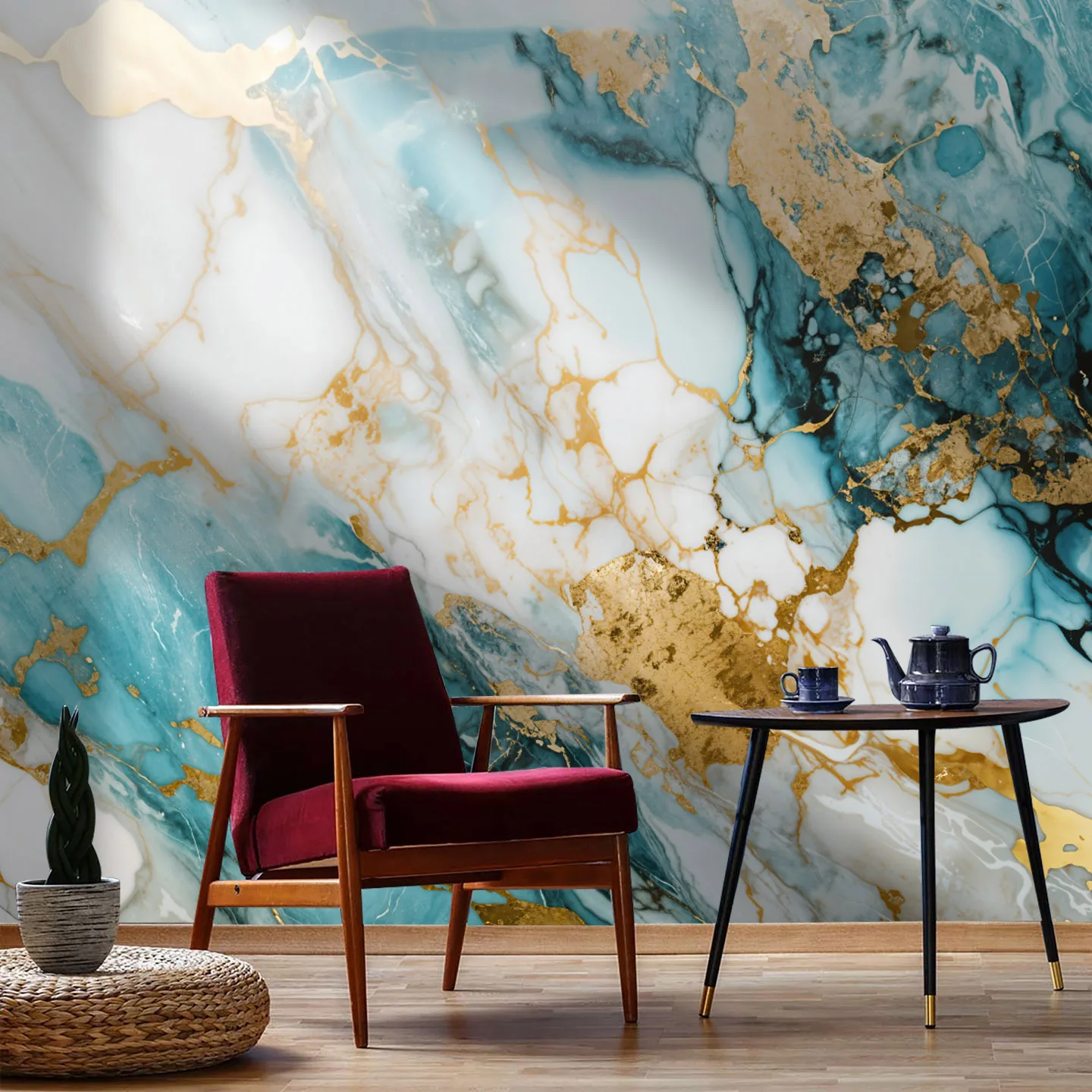 

Скандинавский мраморный узор для гостиной, дивана, ТВ, фоновые обои для спальни, элитный светильник, роскошный весь дом, настенная живопись на заказ