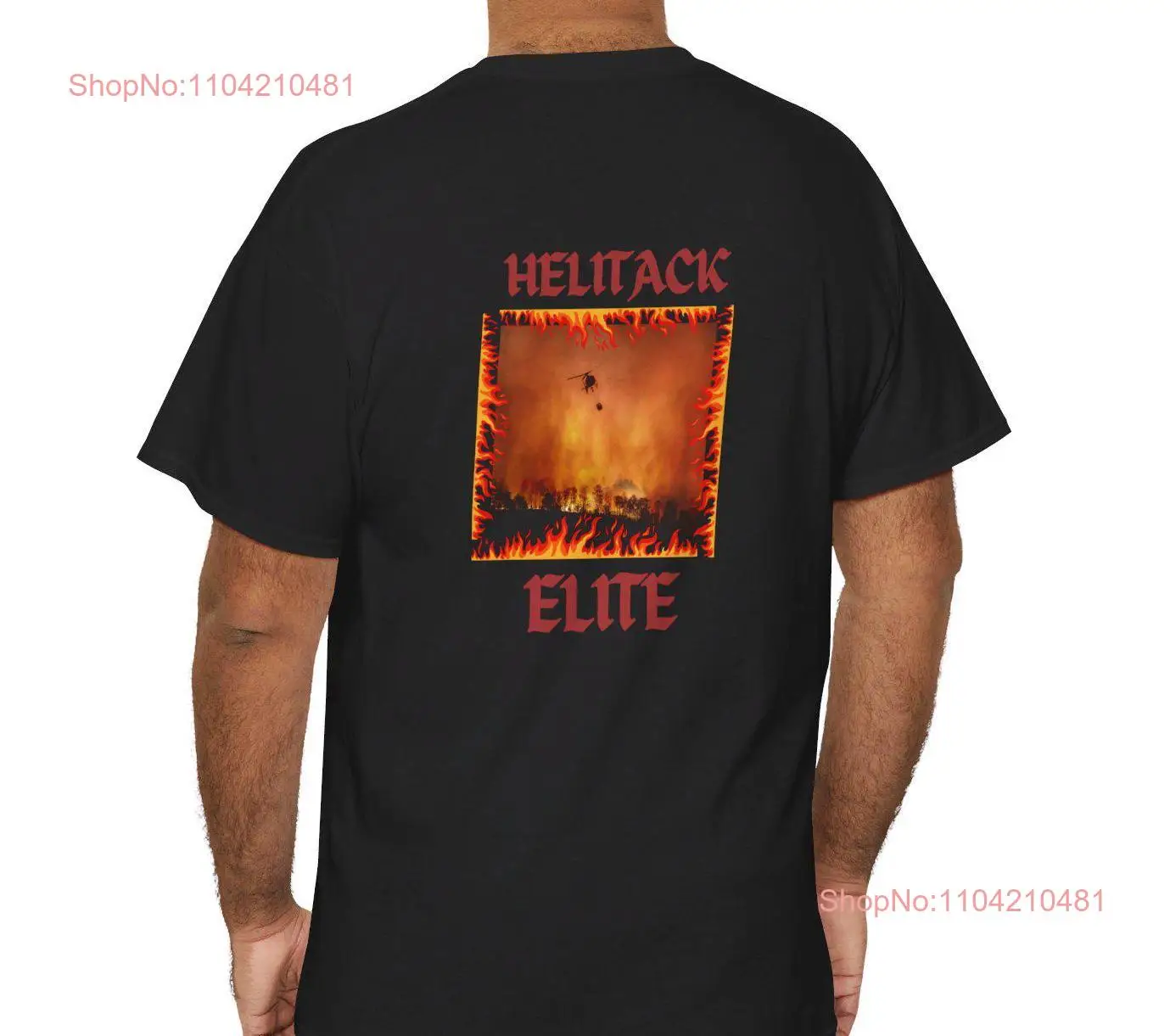 Helitack Elite Air Attack Retardant Bucket Drop Forest Firefighter Wildland T Shirt Smokejumper Helicopter Smokechaser