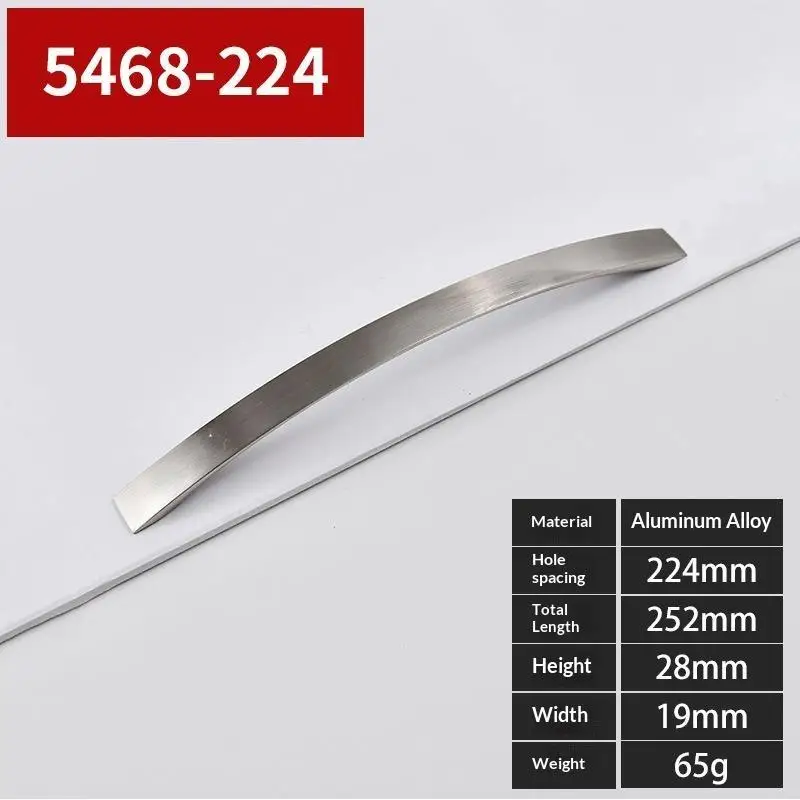 Cabinet Handles Knobs Aluminum Alloy Door Kitchen Knobs Cabinet Pulls Drawer Furniture Handle Hardware