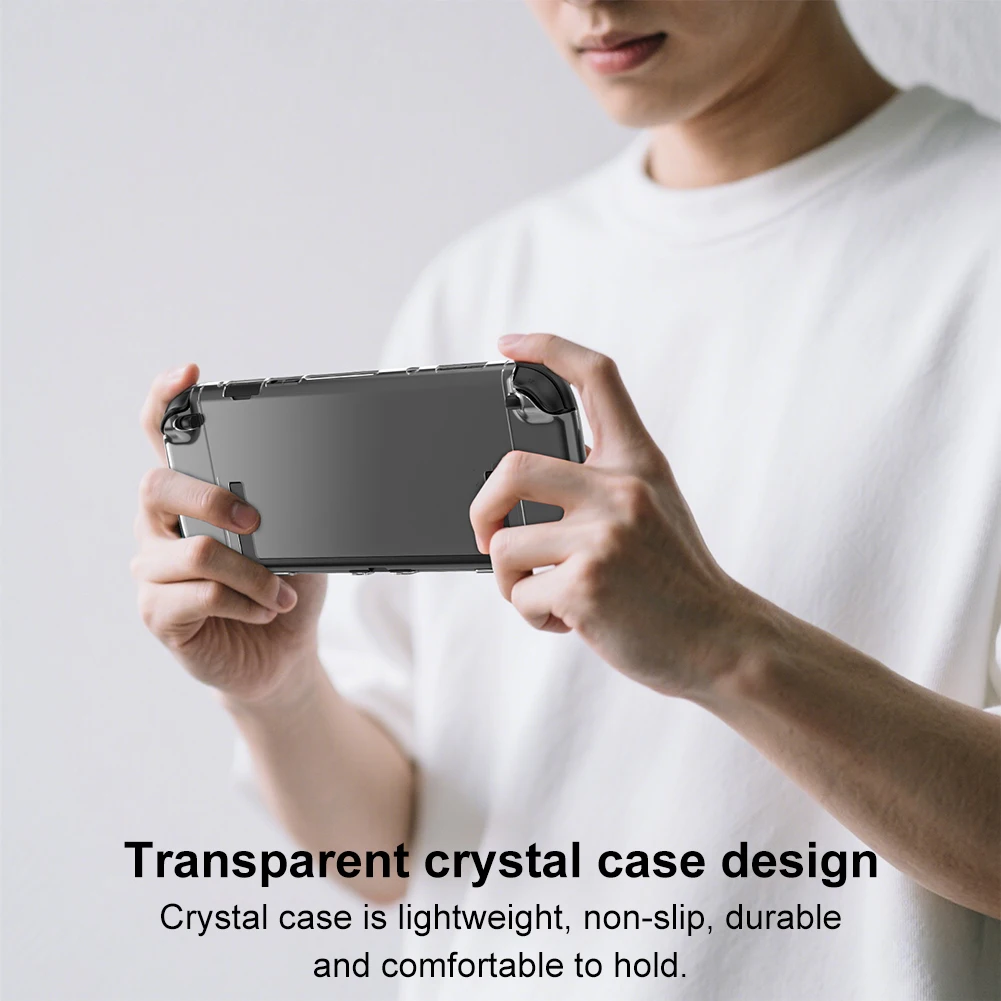 للتبديل 2 سبليت غطاء حافظة شفافة واقية المضادة للخدش PC هارد شل الجلد غطاء حافظة ملحقات وحدة التحكم الألعاب #4