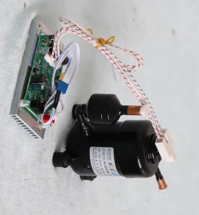 For Car Refrigerator Mini AC Cooling R134A Portable Freezer RV Truck Marine Use，12V 24V 48V DC Air Compressor 450W High Power