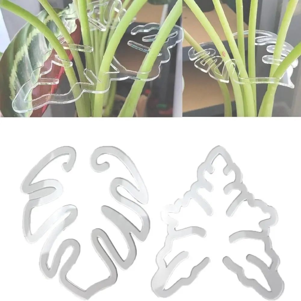 1/2PCS Reusable Turtle Shell Bamboo Clamp Garden Tools Stem Organizer Plant Stem Support Holder Plant Stem Support