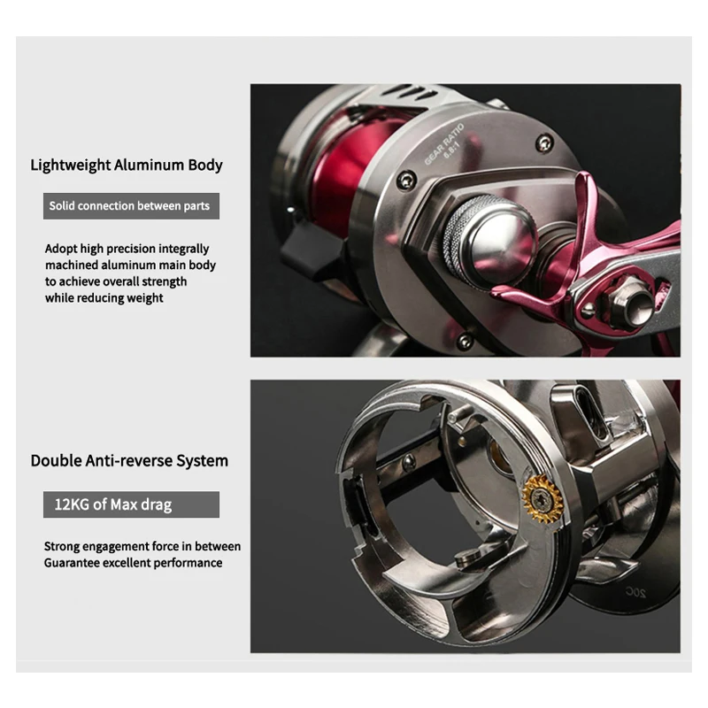 For RYOBI RANMI 14000 Spinning Fishing Reel Worm Shaft for Trolling on Streams Rivers Lakes view 6