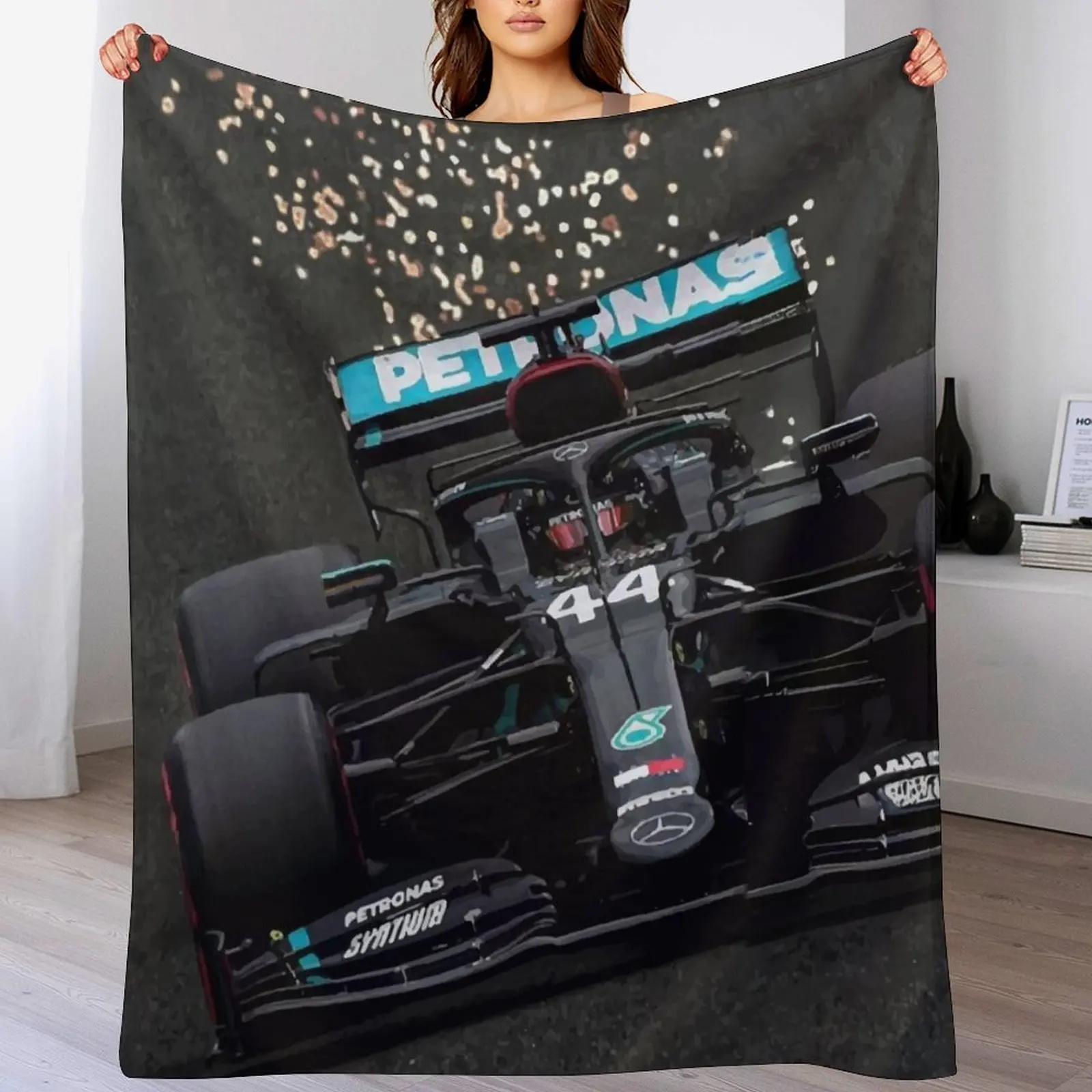 Lewis Hamilton Sparks - F1_ 2024 Throw Blanket Flannels Single Decorative Sofa Blankets