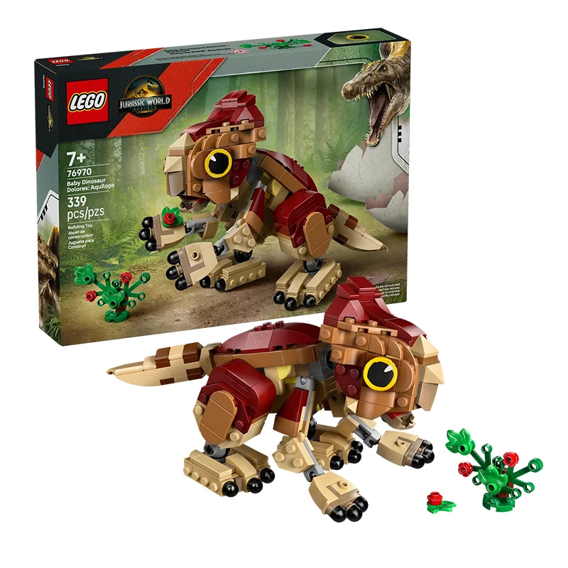 

LEGO 76970 Dinosaur Eagle Horn Dragon Toy is suitable for boys and girls aged 7 and above, with 339 fun role-playing gifts