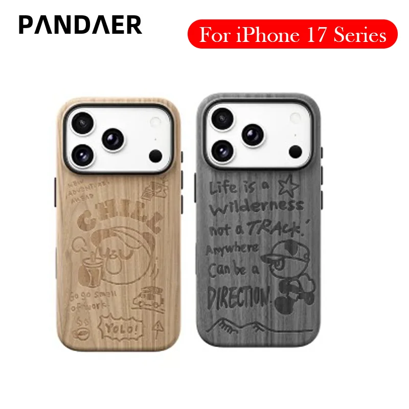 

Чехол PANDAER для iPhone 17 Pro, антибактериальный, с защитной задней панелью