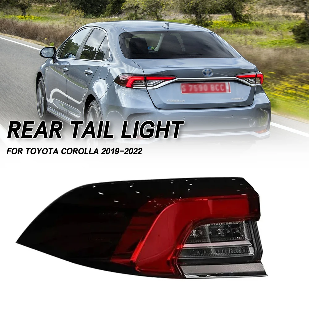 

Для Toyota Corolla 2019 2020 2021 2022, автомобильный задний фонарь, задний бампер, стоп-сигнал, указатель поворота, предупреждение