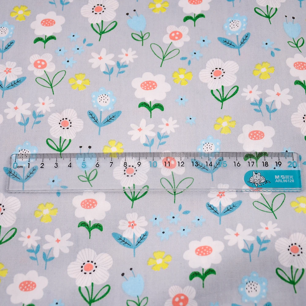Teramila Rose Gedruckt Baumwolle Stoffe durch die Meter für Nähen Stoffe in Meter Freies Verschiffen, Bettwäsche Sets, quilts, Patchwork, Kleid – Detail 10