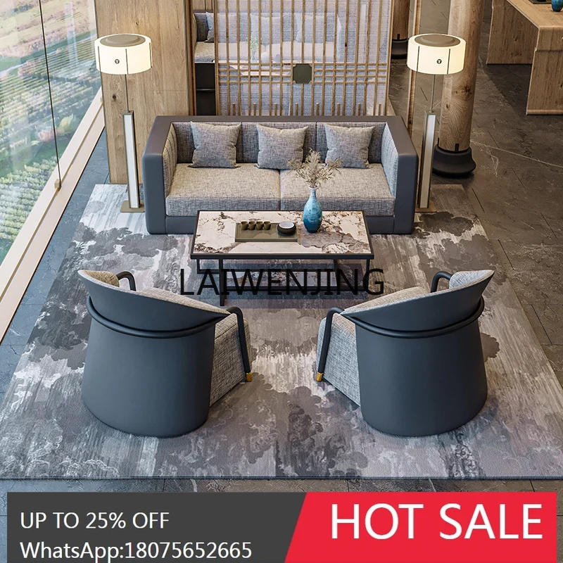 LYY negotiation sofa reception department tea house reception sales office card seat table and chair combination