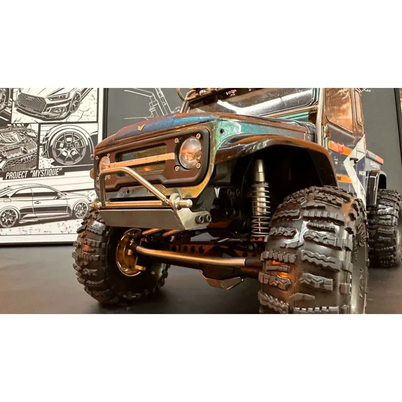 For Vanquish Products VS4-10 Phoenix Titanium Alloy TC4 LCG Front Bumper 26G Lightweight 1/10 RC Crawler Upgrade Parts