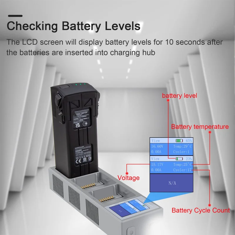 Brand new battery charger 3 Road charging hub Applicable to Dajiang MAVIC 3/PRO Drone battery