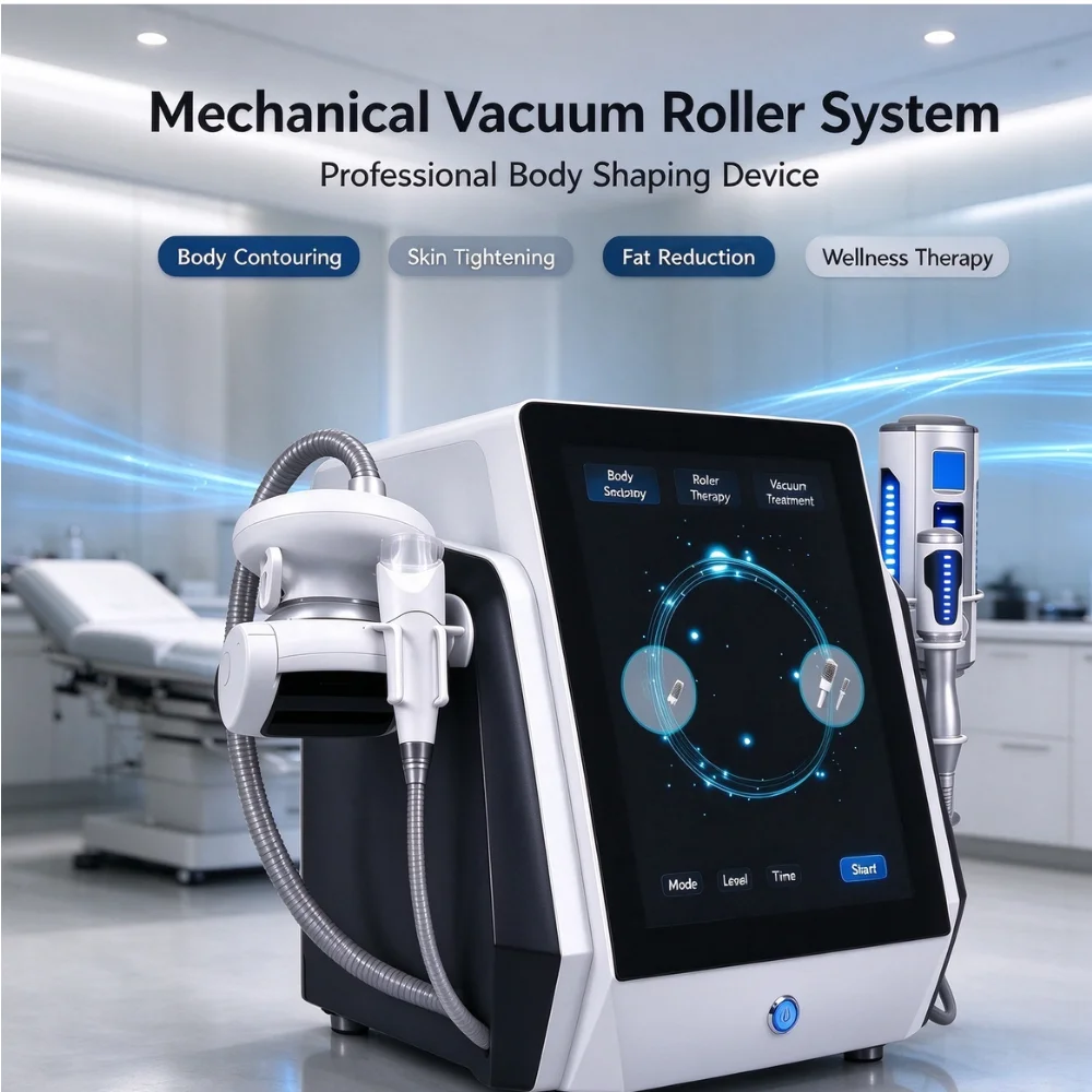 3D Multi Functional Roller Massage Negative Pressure Lifting Tightening Infrared Inner Ball Roller Body Shaping Device