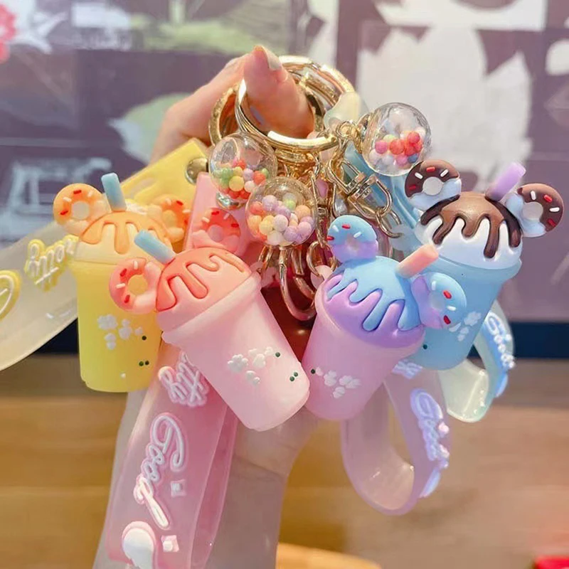 Persönlichkeit kreative Eisform Schlüssel anhänger für Frauen niedlichen Auto tasche Schlüssel bund dekorieren Frauen Accessoires Trend Schmuck