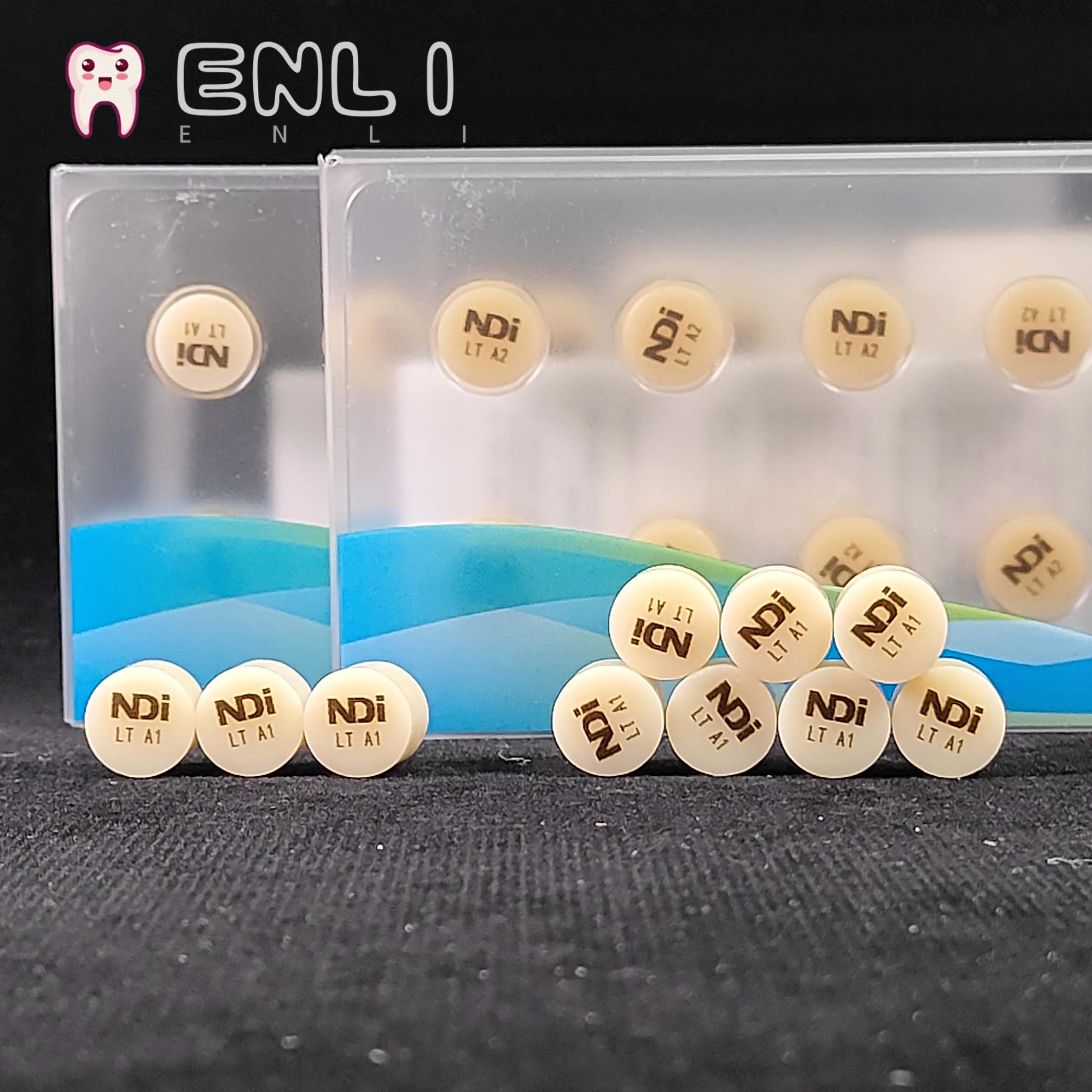 

10Pcs/Box Emax Press Ingots Glass Ceramics Dental Lab Material HT LT Dentistry Lithium Disilicate Glass Ceramic Blocks