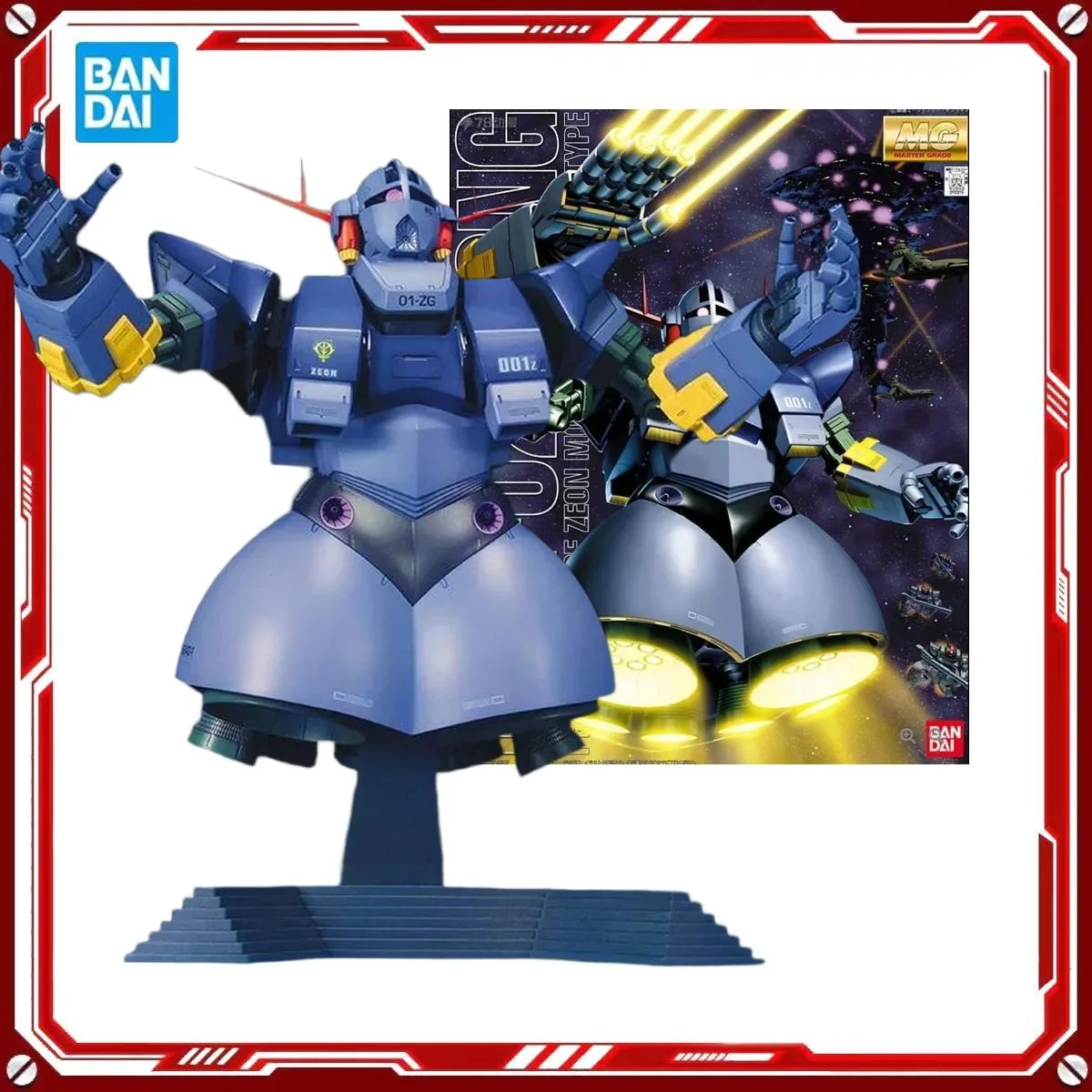 

Оригинальные наборы фигурок Bandai MG 1/100 MSN-02 Zeong, аниме-фигурки, модели игрушек, подарок для мальчиков и девочек