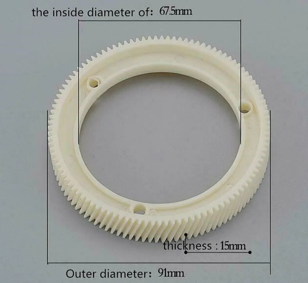 

Milling Machine Power Feed Plastic Gear Ton-E Import Nylon Replacement Part For Bridgeport Tool