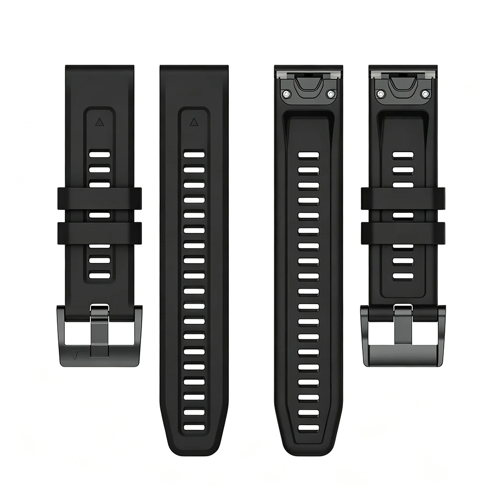 Silikonarmband für Garmin Fenix 8 47mm 51mm 7 7X/Epix Pro/6 6X Correa Armband Quickfit 22mm 26mm Garmin Fenix Serie Sportband – Detail 2