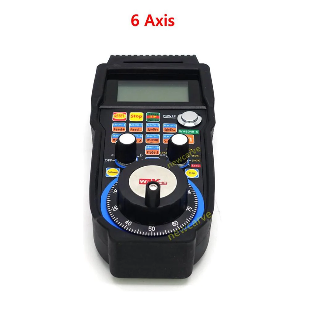 Wireless 6 CNC Electronic Handwheel USB MPG Controller With LCD Display For Industrial Milling For Lathe Machine Tool Accessorie