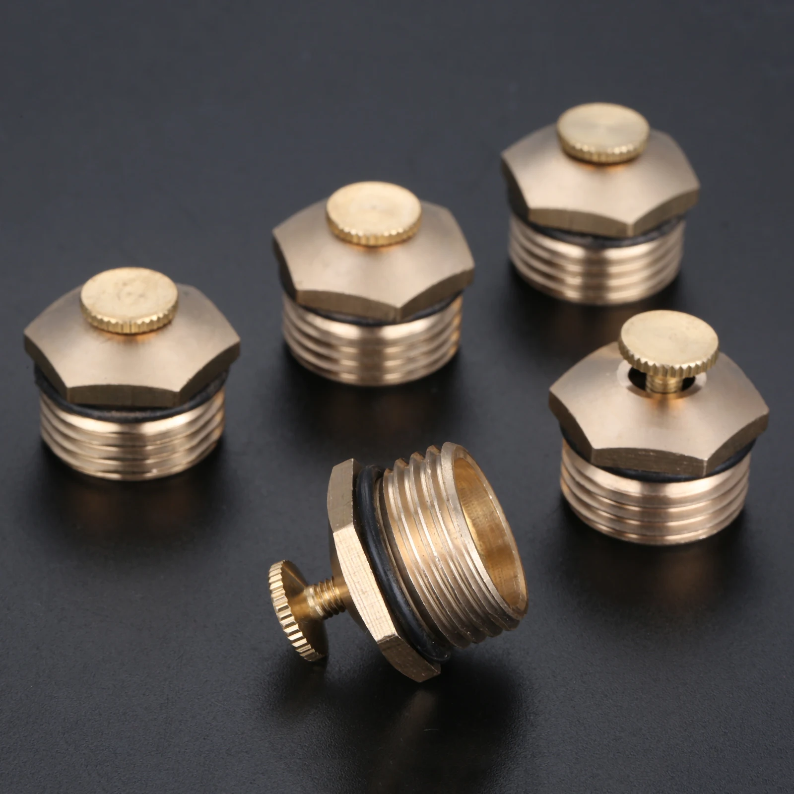 

5Pcs G1/2" Brass sprinkler 20*21mm Copper Nozzle For Agriculture Lawn Villas Industrial Irrigation Fountain Atomization Nozzle