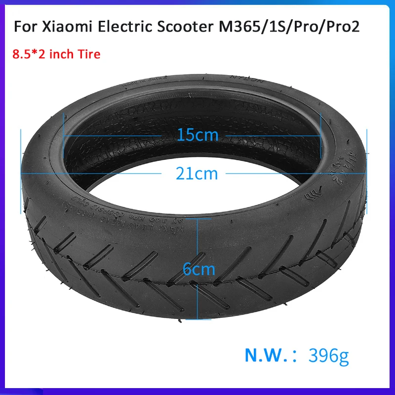 8.5x2 Inch Outer Tire or Inner Tube for Xiaomi M365 Pro S1 Pro2 Mi Electric Scooter 3  Front Rear Wheel Tyre Replacements Parts