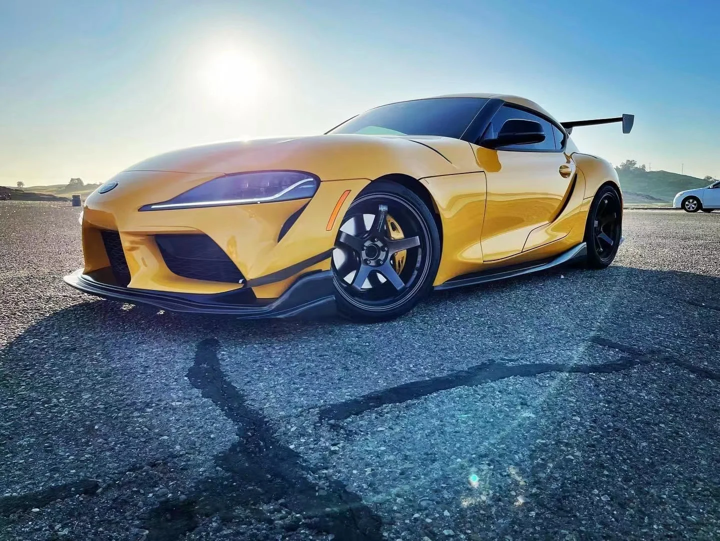 high Quality Forged V Style Body Kit Spoiler Front Lip Side Skirts Rear Corners For Supra A90 Perfect Fitment