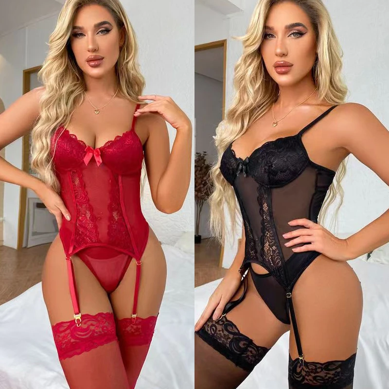 New 2023 Sexy Strappy Bodysuit Women\'s Slimming Underwear Push up Corset and Shaper Gather Bra Shapewear Sexy Lingerie For Women