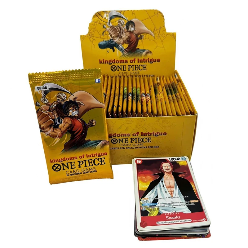 **40/300Pcs Anime ONE PIECE Card TCG OP-05 Luffy Zoro Shanks Trading Collection Card for Children Gift Toys