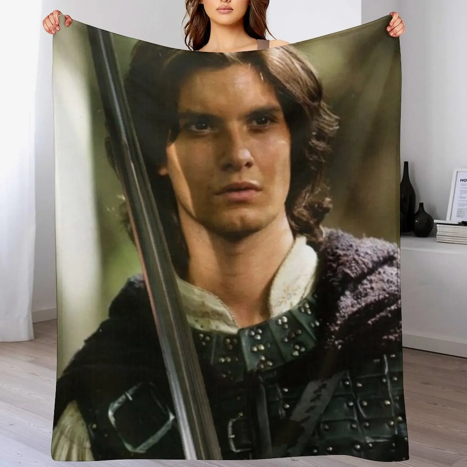 

Ben Barnes Prince Caspian Throw Blanket Loose Blankets Sofas Of Decoration warm for winter Soft Plush Plaid Blankets