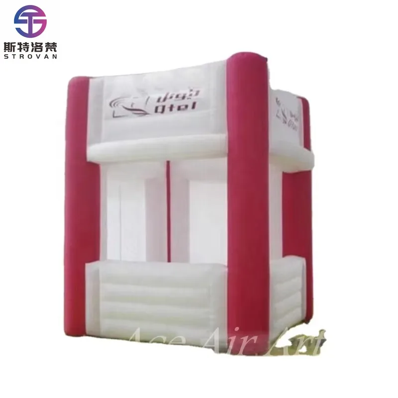 

STLF Hot Selling 2-Door Portable Inflatable Tent Balloon Events Tradeshow Parties-Durable PVC Oxford Material Blower New Model S