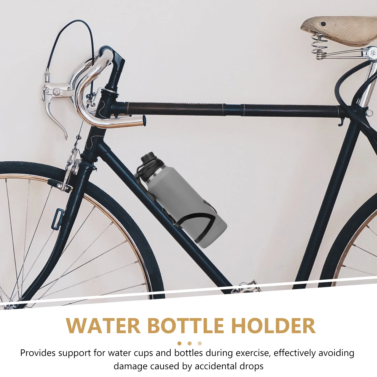 

2Pcs Water Bottle Holder Aluminum Alloy Durable Lightweight Black Red Mountain Bike Cup Cage Bottle Holder for Bike