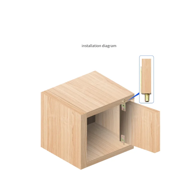 5/10Pcs Furniture cabinet door hinges shaft rotating shaft for shoe cabinet pages concealed opening mechanism