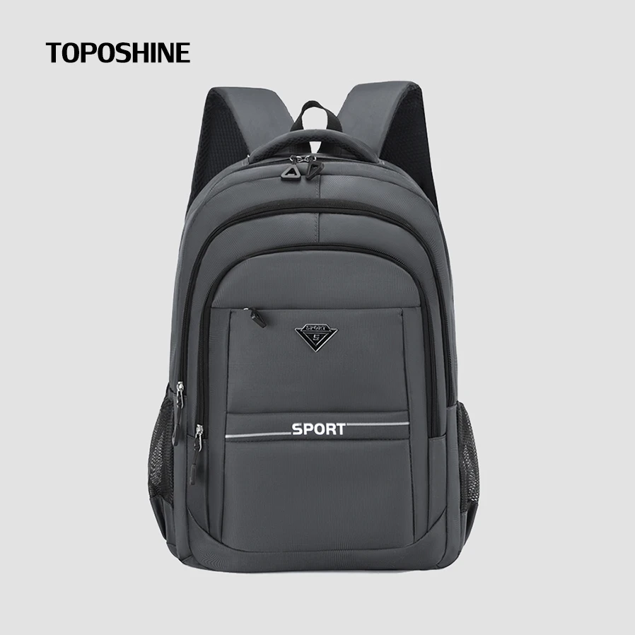 

Toposhine Schoolbag Male High School Backpack with Large Capacity Load Protection Ridge Shoulders Waterproof Backpack Simple New