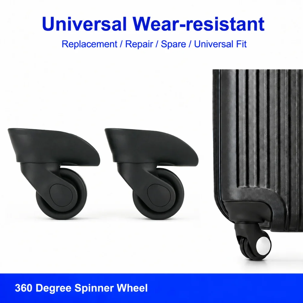For American Tourister Benlun F-20 Luggage Universal Wheel Replacement TC-003 Lock Suitcase Wear-Resistant Roller Wheel Parts