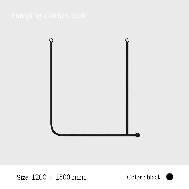 Wall Hanger Coat Rack Creative Simple Design Shop Coat Hat Rack Household Hanger Living Room Bedroom Hanging Clothes Drying Rack