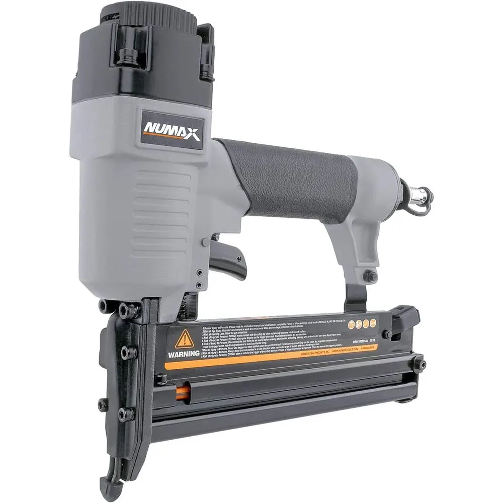 

2-in-1 18-Gauge Pneumatic Brad Nailer and Narrow Crown Stapler, Lightweight Tool for Trim, Baseboards, Cabinet Backing, and DIY