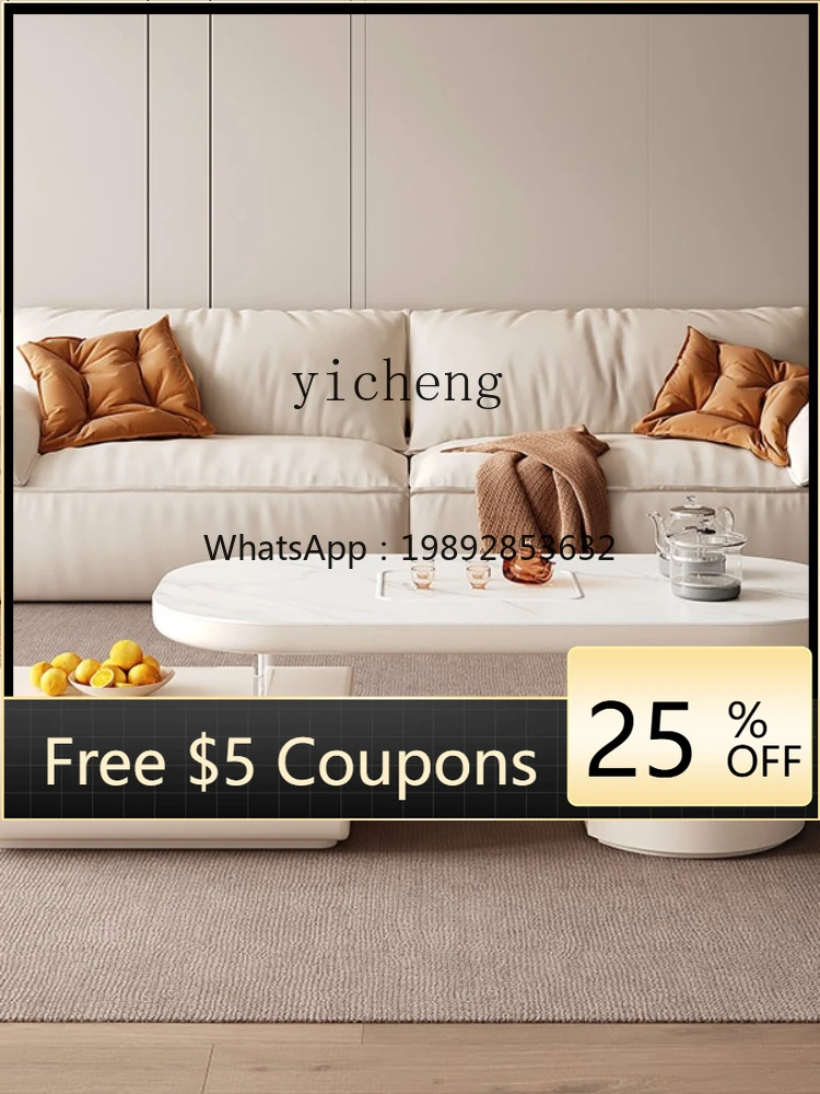 

ZZ Kung Fu Stone Plate Tea Table Tea Table Integrated Living Room Home Retractable Multi-Function Tea Table